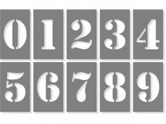 Pachet de sabloane cu numere